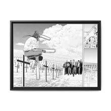 Load image into Gallery viewer, Chainsaw Man Canvas Framed Art Print
