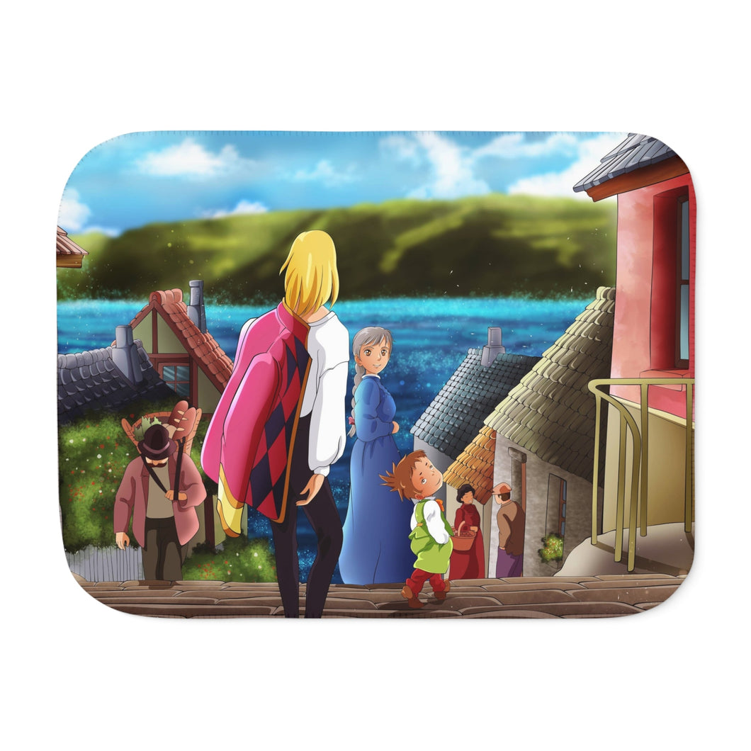 Anime Howl's Moving Castle Sherpa Blanket