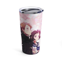Load image into Gallery viewer, Hyouka Eru Chitanda, Satoshi Fukube, Mayaka Ibara Tumbler 20oz
