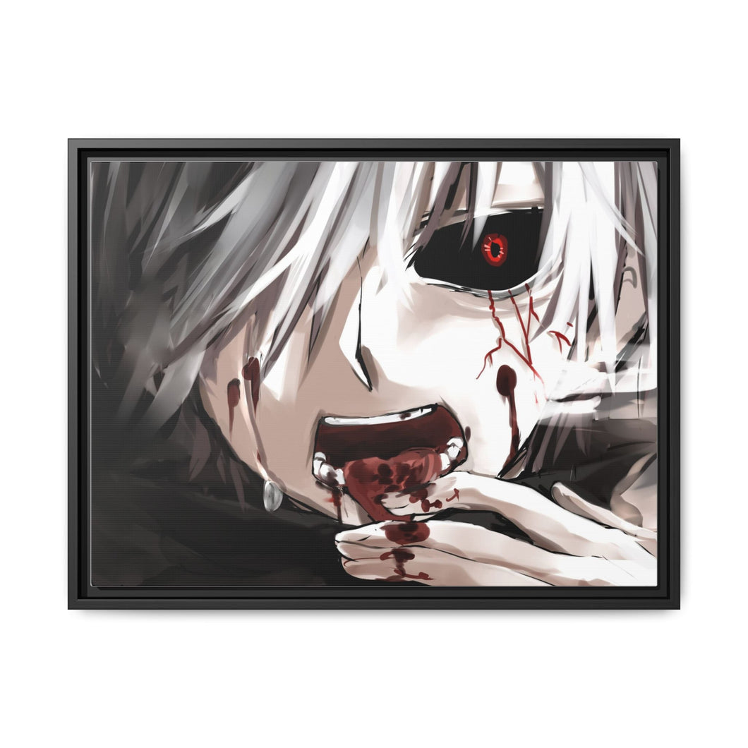Tokyo Ghoul Ken Kaneki Canvas Framed Art Print