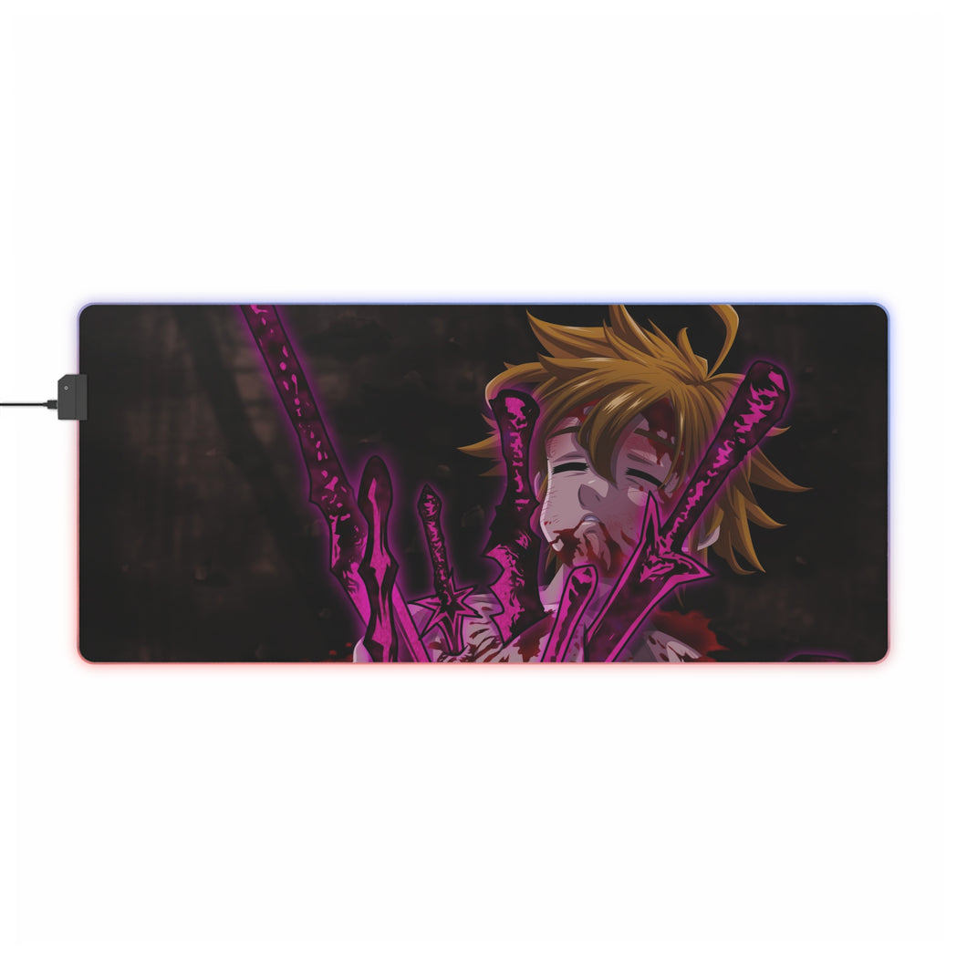 The Seven Deadly Sins Meliodas RGB LED Mouse Pad (Desk Mat)