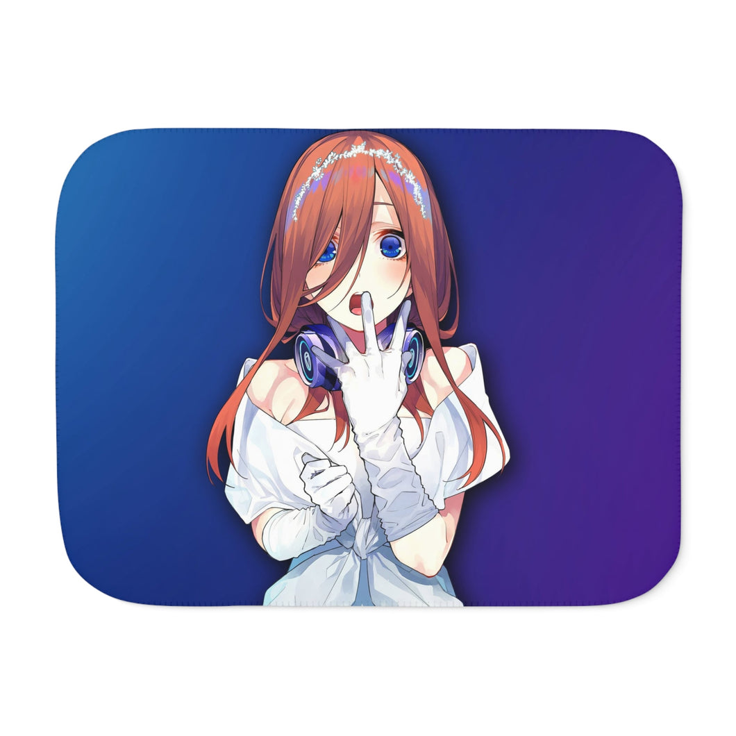 Miku Nakano Bride Sherpa Blanket