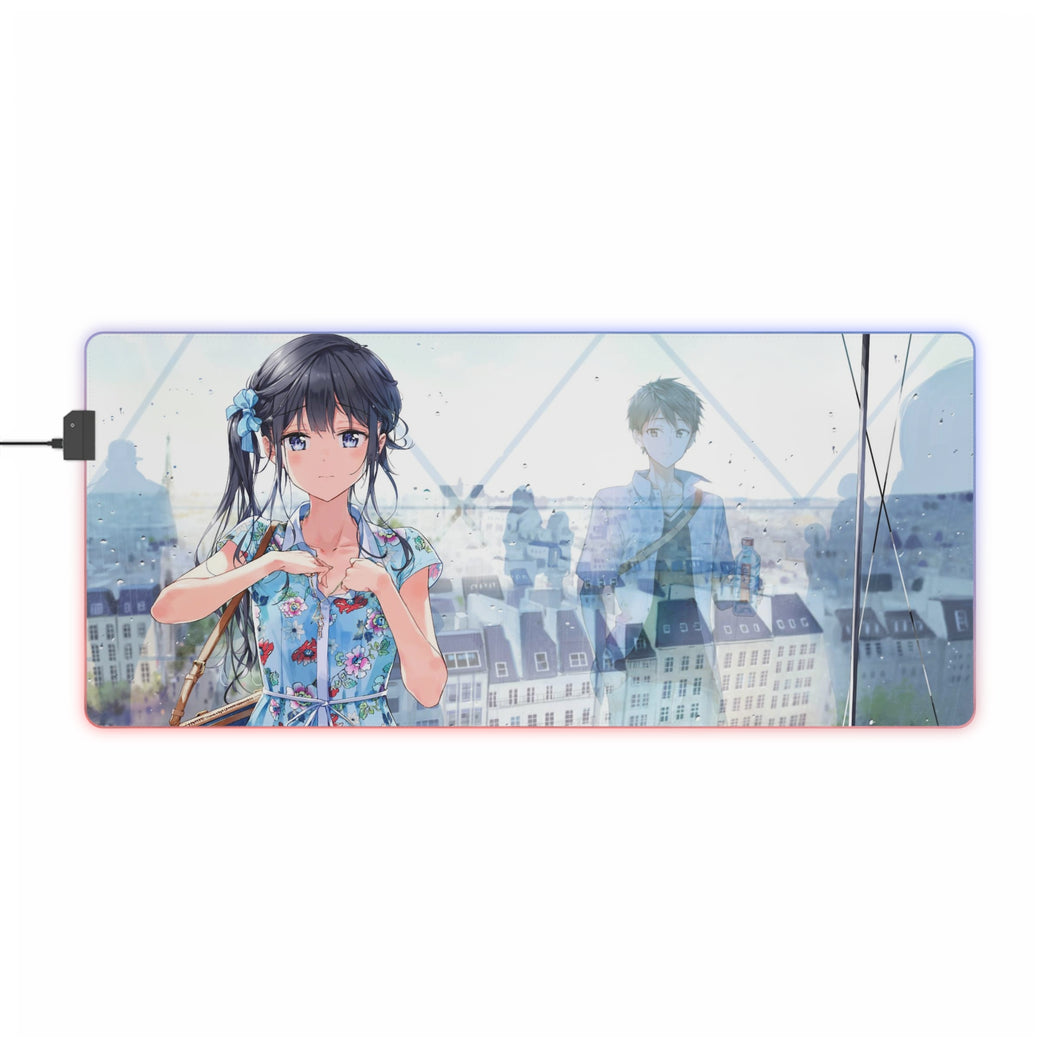 Masamune-kun's Revenge Aki Adagaki, Masamune Makabe RGB LED Mouse Pad (Desk Mat)