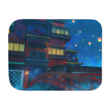 Load image into Gallery viewer, Anime Spirited Away Sherpa Blanket
