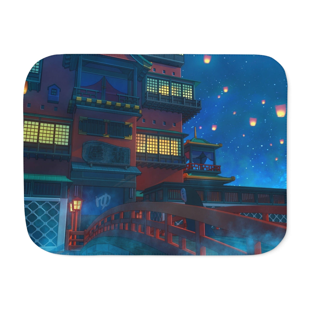 Anime Spirited Away Sherpa Blanket