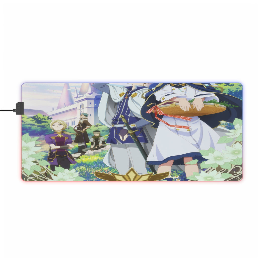 Shirayuki,Zen,Mitsuhide,Kiki and Obi RGB LED Mouse Pad (Desk Mat)