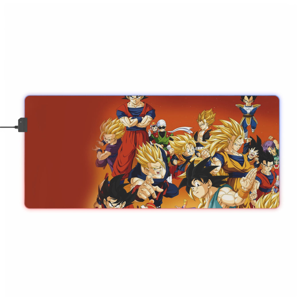 Anime Dragon Ball Z RGB LED Mouse Pad (Desk Mat)