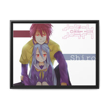 Load image into Gallery viewer, Sora and Shiro Canvas Framed Art Print
