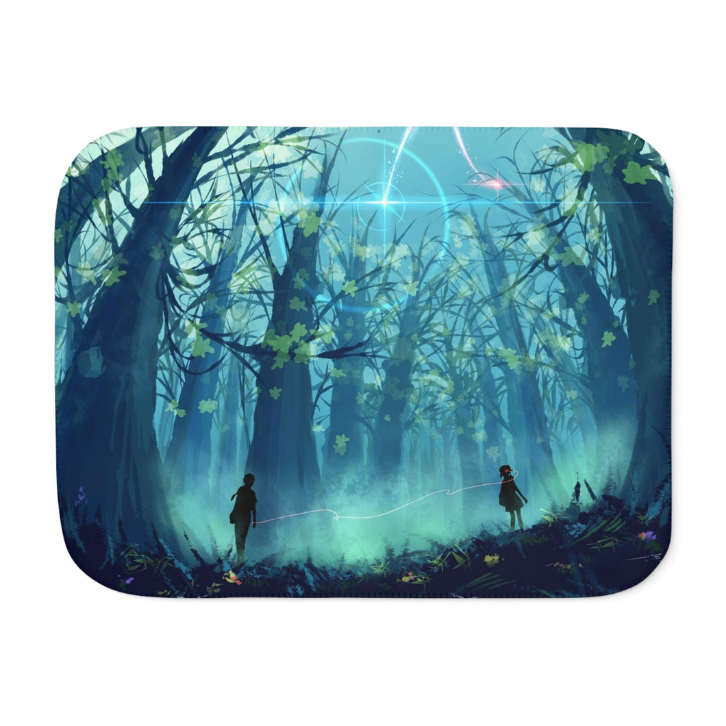 Your Name. Sherpa Blanket