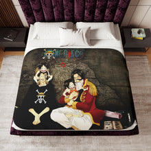 Load image into Gallery viewer, Anime One Piece Sherpa Blanket
