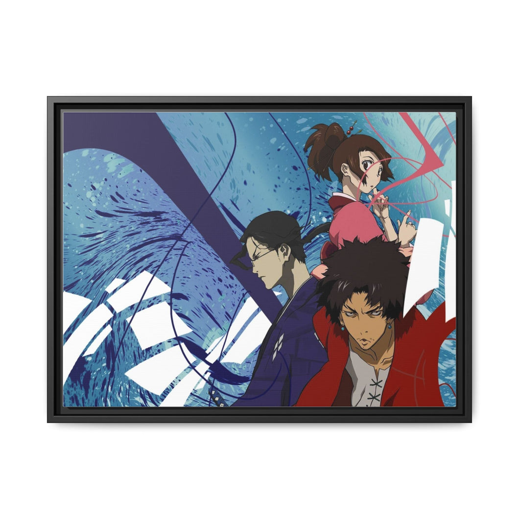 Anime Samurai Champloo Canvas Framed Art Print