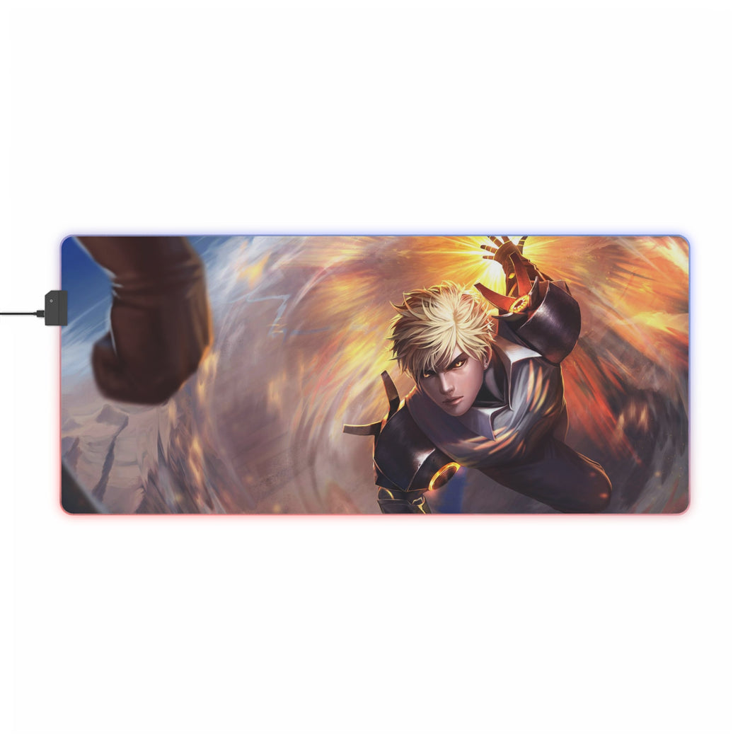 One-Punch Man RGB LED Mouse Pad (Desk Mat)
