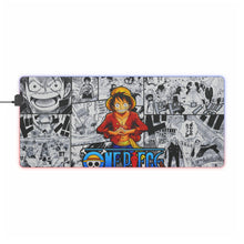 Load image into Gallery viewer, One Piece Monkey D. Luffy RGB LED Mouse Pad (Desk Mat)
