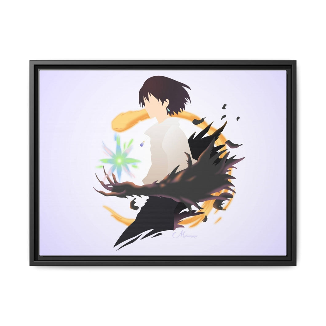 Anime Howl's Moving Castle Canvas Framed Art Print