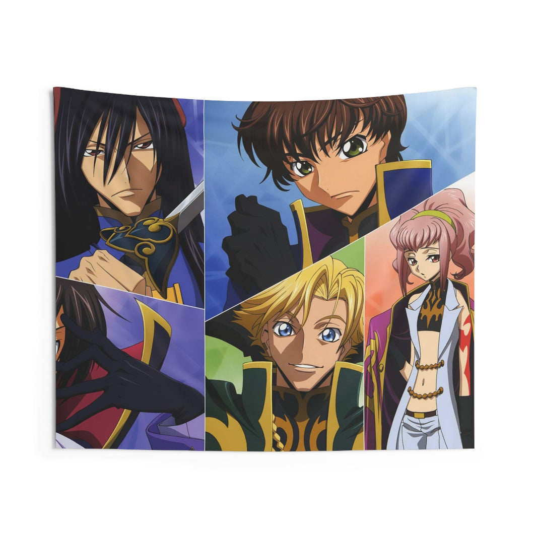 Code Geass Lelouch Lamperouge, Suzaku Kururugi Indoor Wall Tapestry