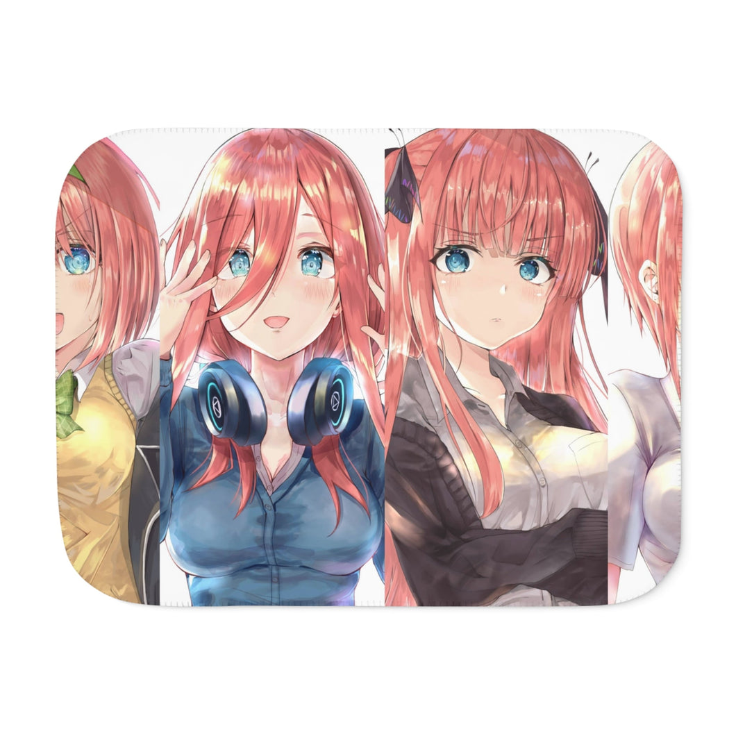 Anime The Quintessential Quintuplets Sherpa Blanket