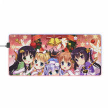 Load image into Gallery viewer, Is The Order A Rabbit? RGB LED Mouse Pad (Desk Mat)
