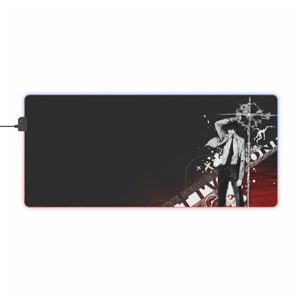 Death Note Light Yagami RGB LED Mouse Pad (Desk Mat)