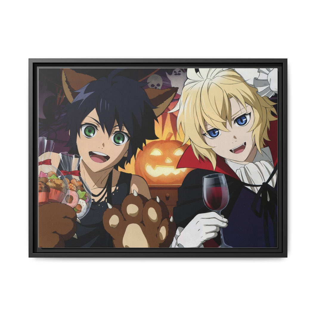 Anime Seraph of the End Canvas Framed Art Print