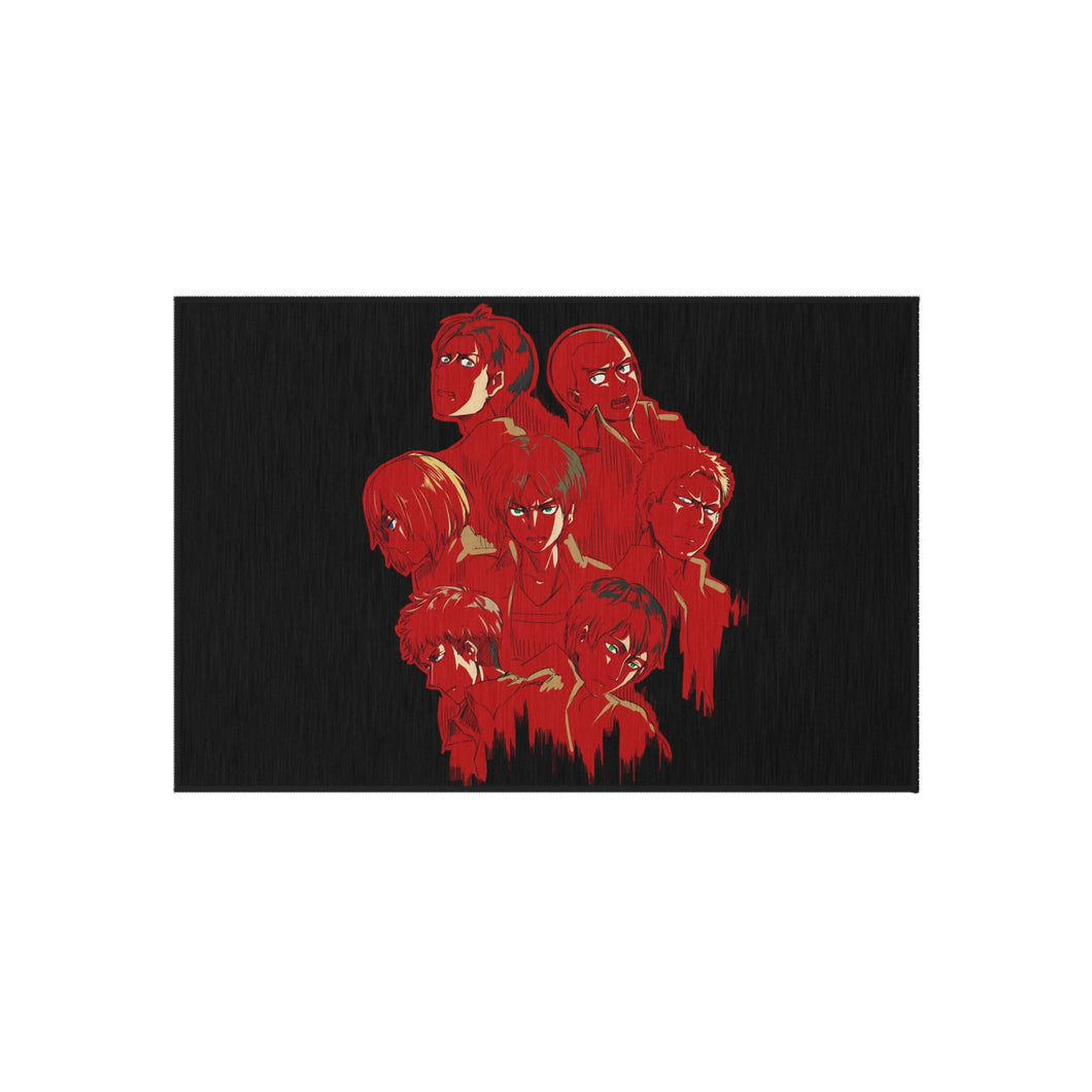 Anime Attack On Titan Rug