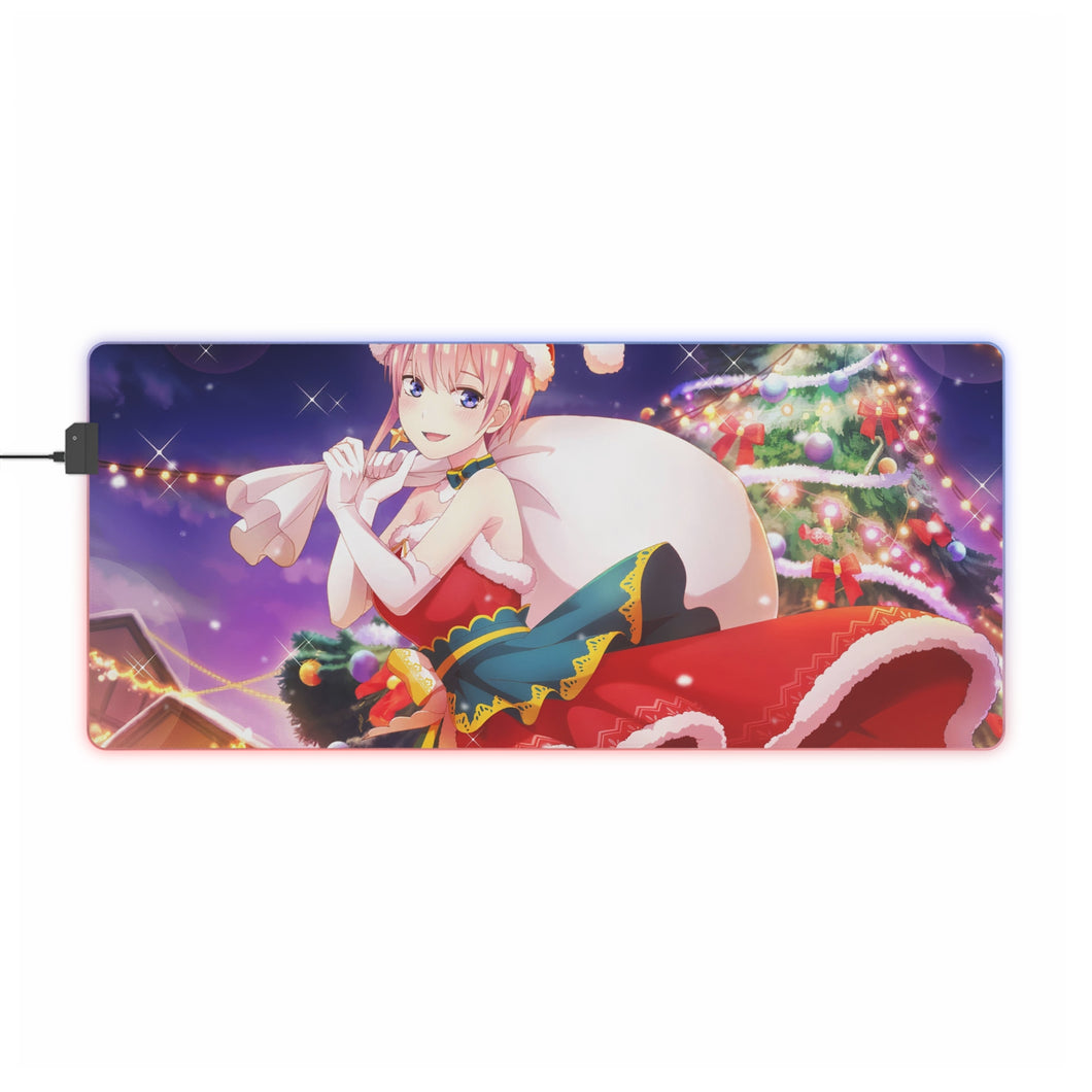 Ichika Nakano Christmas RGB LED Mouse Pad (Desk Mat)