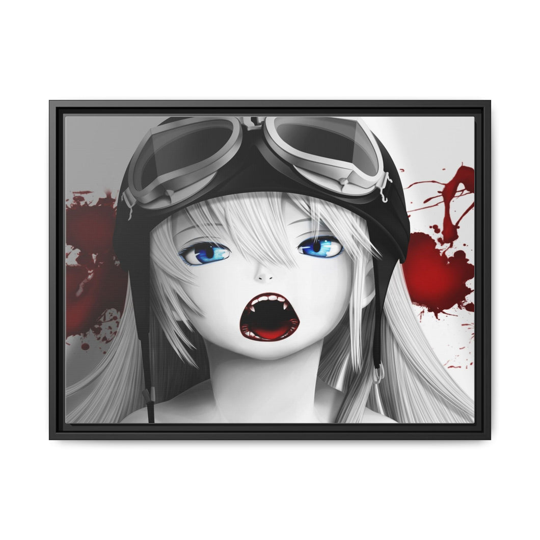 Road Kill Canvas Framed Art Print