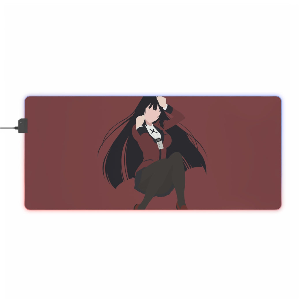 Jabami Yumeko,Kakegurui,Minimalist RGB LED Mouse Pad (Desk Mat)