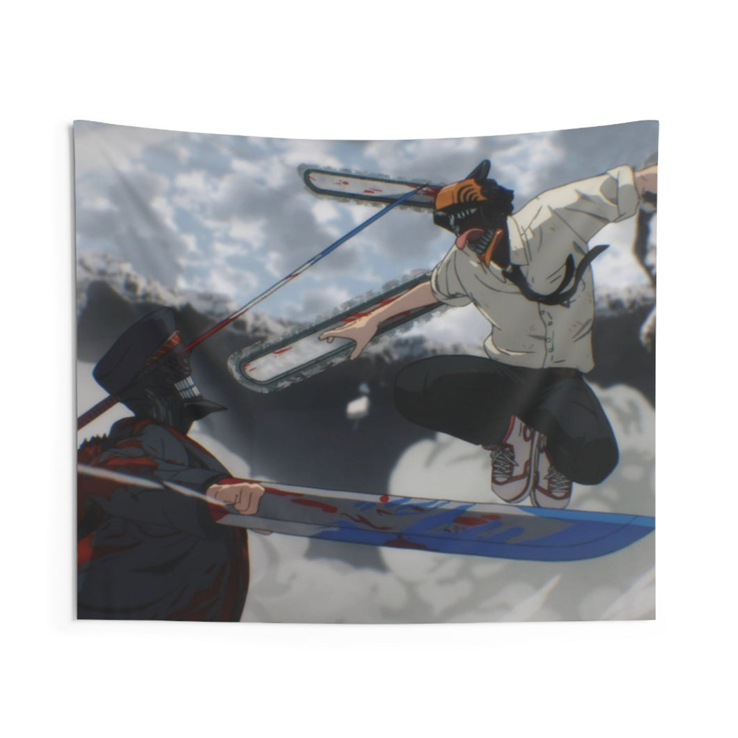 Anime Chainsaw Man Indoor Wall Tapestry