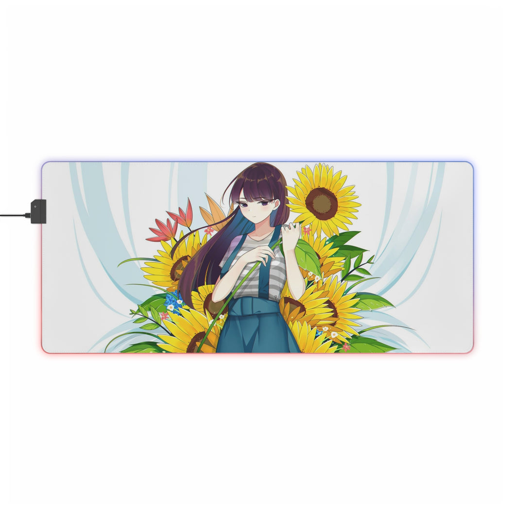 Komi Can't Communicate Komi Shouko RGB LED Mouse Pad (Desk Mat)
