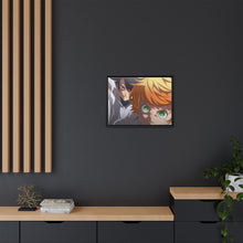 Load image into Gallery viewer, The Promised Neverland Ray, Norman, Emma Canvas Framed Art Print
