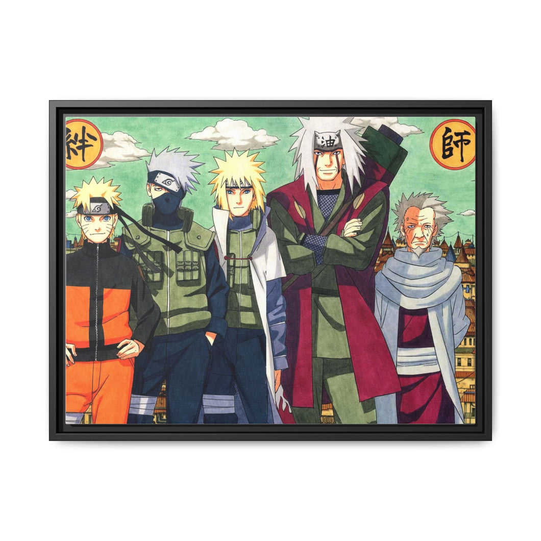 Anime Naruto Canvas Framed Art Print