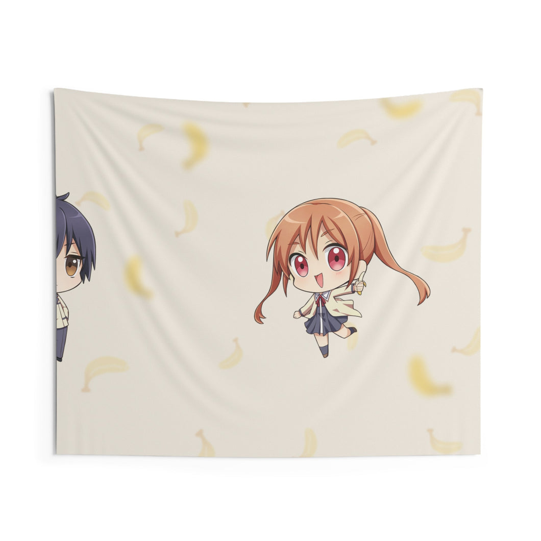 Aho Girl Yoshiko Hanabatake, Akuru Akutsu Indoor Wall Tapestry