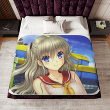 Load image into Gallery viewer, Nao Tomori Face Sherpa Blanket

