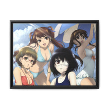 Load image into Gallery viewer, Mei,Yukari,Izumi and Reiko Canvas Framed Art Print
