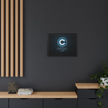 Load image into Gallery viewer, Capsule Corporation Canvas Framed Art Print
