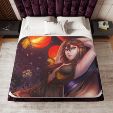 Load image into Gallery viewer, Anime Kill La Kill Sherpa Blanket
