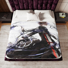 Load image into Gallery viewer, Anime Guilty Crownr Sherpa Blanket
