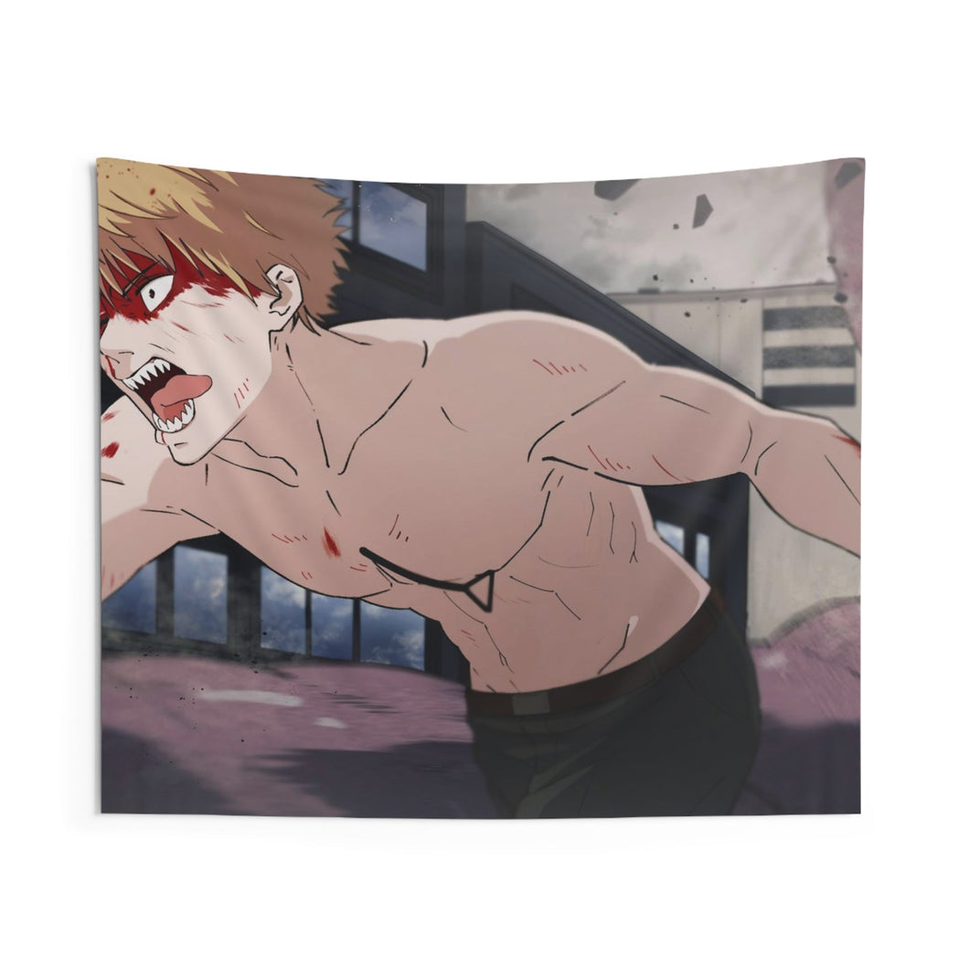 Anime Chainsaw Man Indoor Wall Tapestry
