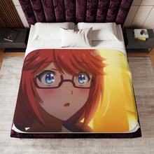 Load image into Gallery viewer, Airi SAKURA (Classroom of the Elite) Sherpa Blanket
