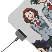 Load image into Gallery viewer, My Hero Academia Izuku Midoriya, Katsuki Bakugou, Tenya Iida, Tsuyu Asui RGB LED Mouse Pad (Desk Mat)
