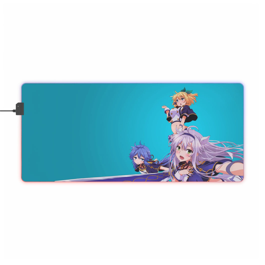 Rokudenashi Majutsu Koushi To Akashic Records Sistine Fibel, Rumia Tingel RGB LED Mouse Pad (Desk Mat)