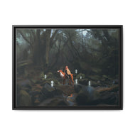 Anime Princess Mononoke Canvas Framed Art Print