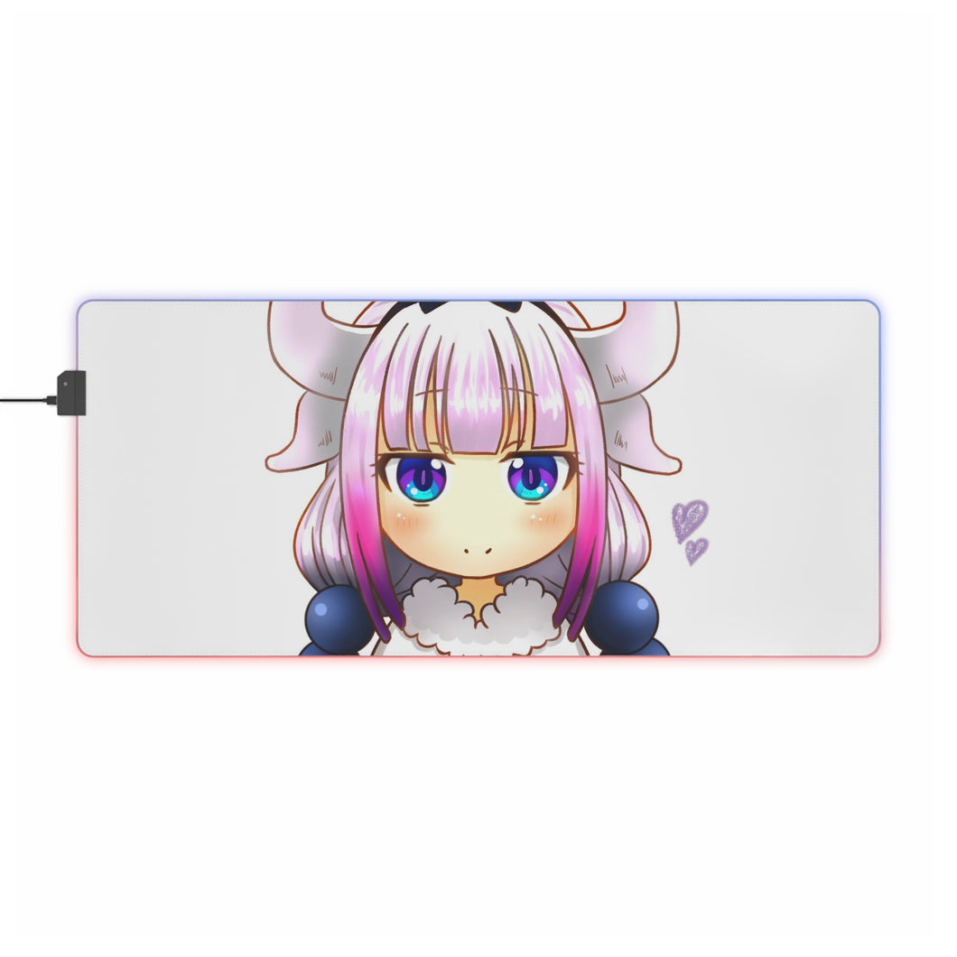 Miss Kobayashi's Dragon Maid Kanna Kamui, Kobayashi San Chi No Maid Dragon RGB LED Mouse Pad (Desk Mat)