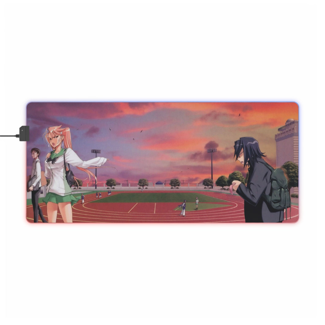 Highschool Of The Dead RGB LED Mouse Pad (Desk Mat)