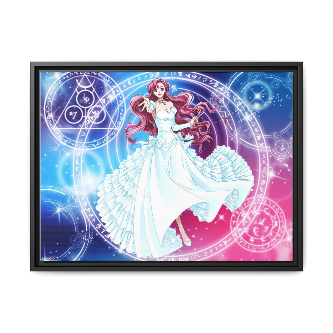Anime Code Geassr Canvas Framed Art Print