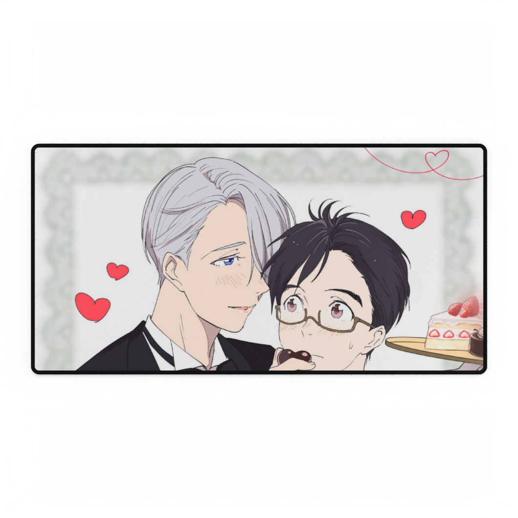 Yuri!!! On Ice Victor Nikiforov, Yuuri Katsuki Mouse Pad (Desk Mat)
