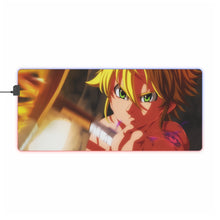Load image into Gallery viewer, The Seven Deadly Sins Meliodas RGB LED Mouse Pad (Desk Mat)
