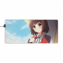 Load image into Gallery viewer, Katou Megumi RGB LED Mouse Pad (Desk Mat)
