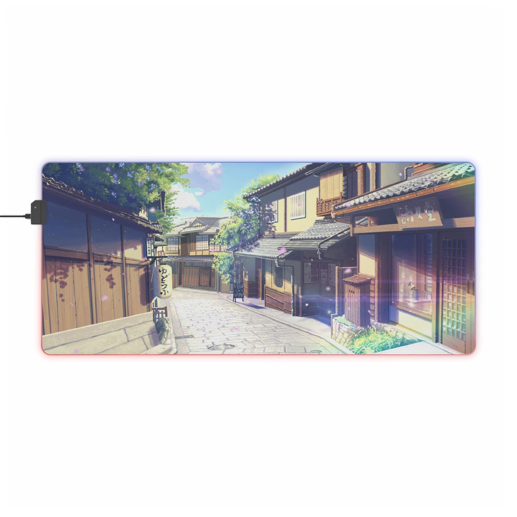 Anime Street RGB LED Mouse Pad (Desk Mat)
