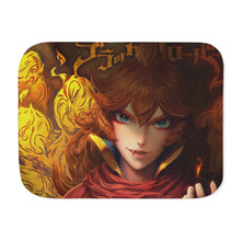 Load image into Gallery viewer, Black Clover Mereoleona Vermillion Sherpa Blanket
